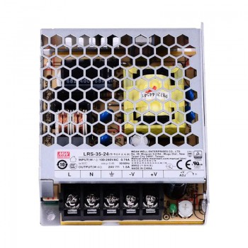 Alimentation à découpage CNC MeanWell LRS-35-24 35W 24VCC 1.5A 115/230VCA