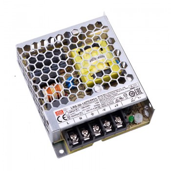 Alimentation à découpage CNC MeanWell LRS-50-12 50W 12VCC 4.2A 115/230VCA