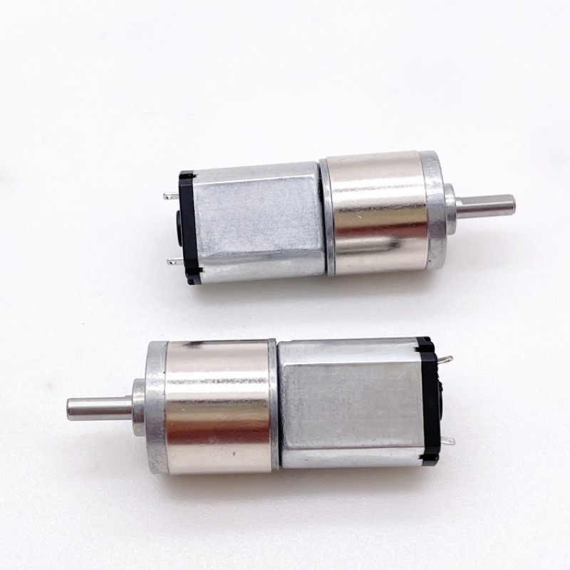 2 Pièces Φ15,5mm 6V/12V motoréducteur CC brushed moteur PMDC GM16-030PA avec rapport 18~336 réducteurs arbre parallèle