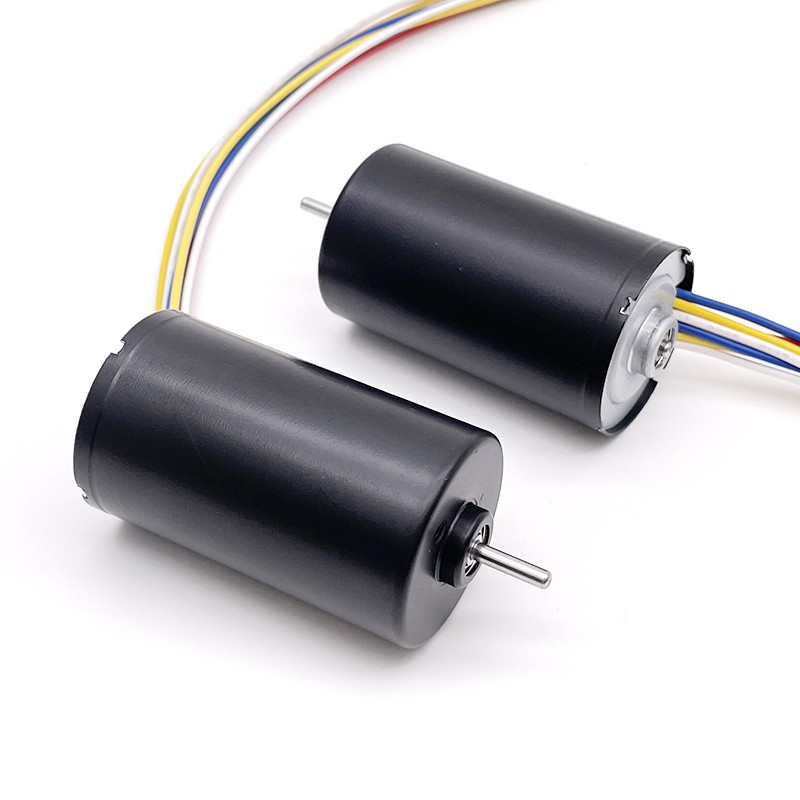 2 Pièces Moteur CC sans balais (moteur bldc) TEC2847 Φ28mm 12V/24V 150g.cm 4000tr/min / 4250tr/min arbre 3mm