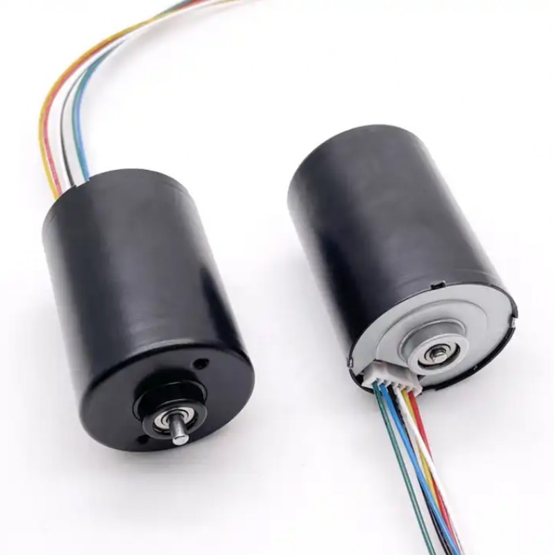 2 Pièces Moteur CC sans balais (moteur bldc) TEC3650 Φ35.8mm 12V/24V 200g.cm 5300tr/min / 3400tr/min arbre 3,175mm