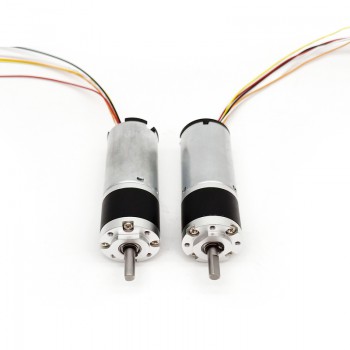 2 Pièces Φ22mm 12V/24V Motoréducteur bldc MP22-TEC2238 3,0kg.cm 3W CW/CCW avec réducteur planétaire