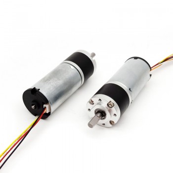 2 Pièces Φ22mm 12V/24V Motoréducteur bldc MP22-TEC2238 3,0kg.cm 3W CW/CCW avec réducteur planétaire