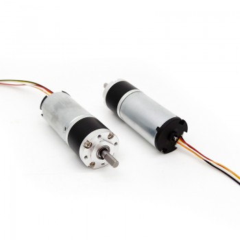 2 Pièces Φ22mm 12V/24V Motoréducteur bldc MP22-TEC2238 3,0kg.cm 3W CW/CCW avec réducteur planétaire