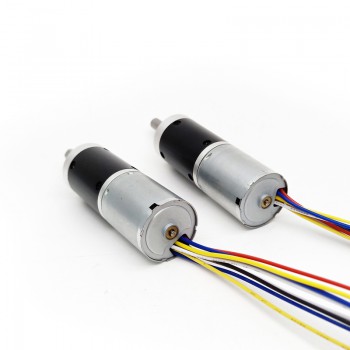 2 Pièces Φ24mm 12V/24V Motoréducteur bldc GMP24-TEC2430 5,0kg.cm 2,3W avec réducteur planétaire