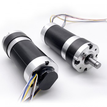 2 Pièces Φ60mm 12V/24V Motoréducteur bldc GMP60-TEC56100 200kg.cm 18-132W avec réducteur planétaire