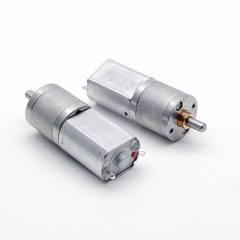 2 Pièces Φ20mm 6V/12V motoréducteur CC brushed moteur PMDC GM20-130SH avec rapport 29~488 réducteurs arbre parallèle