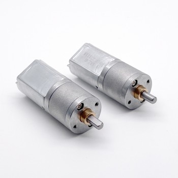 2 Pièces Φ20mm 6V/12V motoréducteur CC brushed moteur PMDC GM20-130SH avec rapport 29~488 réducteurs arbre parallèle