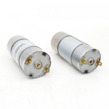 2 Pièces Φ37mm 12V/24V motoréducteur CC brushed GM37-555 avec rapport 6~810 réducteurs arbre parallèle