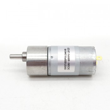 2 Pièces Φ37mm 12V/24V motoréducteur CC brushed GM37-555 avec rapport 6~810 réducteurs arbre parallèle