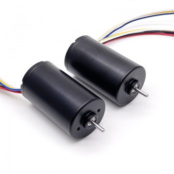 2 Pièces Moteur CC sans balais (moteur bldc) TEC2847 Φ28mm 12V/24V 150g.cm 4000tr/min / 4250tr/min arbre 3mm