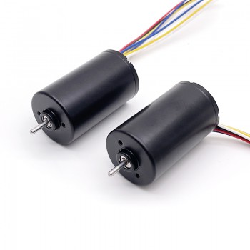 2 Pièces Moteur CC sans balais (moteur bldc) TEC2847 Φ28mm 12V/24V 150g.cm 4000tr/min / 4250tr/min arbre 3mm