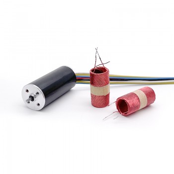 2 Pièces Φ16mm 12V/24V Moteur cc coreless sans balais TEC1636 32,6g.cm 3,4W arbre 2mm 10000tr/min