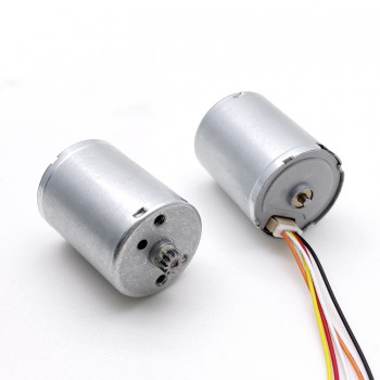 2 Pièces Moteur CC sans balais (moteur bldc) TEC2430 Φ22.4mm 12V/24V 4500tr/min 3W 0,05 kg.cm arbre 2 mm