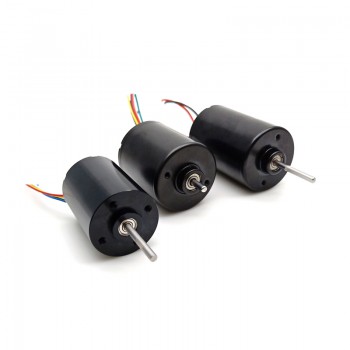 2 Pièces Moteur CC sans balais (moteur bldc) TEC3040 Φ30mm 12V/24V 250g.cm 3500tr/min / 3700tr/min arbre 3mm