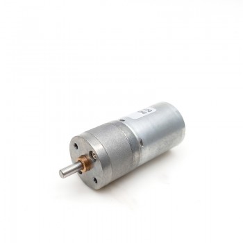 2 Pièces Φ25mm 12V/24V motoréducteur CC brushed GM25-TEC2430 avec réducteurs arbre parallèle rapport 4~499 0,2-5kg.cm