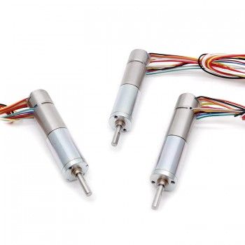 2 Pièces Φ12mm 6V/12V Motoréducteur coreless brushless GMP12-TBC1220 avec réducteur planétaire arbre 3mm