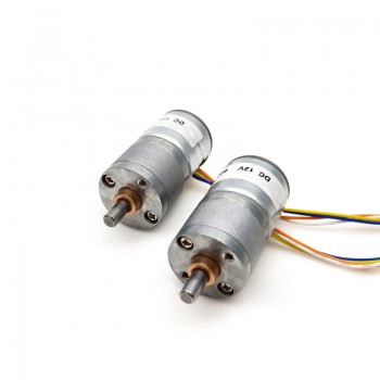 2 Pièces 12V Moteur pas à pas à cc GM20-20BY 18° 120mA 2,5kg.cm biphasé avec réducteurs