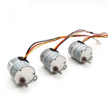 2 Pièces 12V Moteur pas à pas à cc GM25-25BY 7,5° 120mA 500g.cm 4 phases avec réducteurs