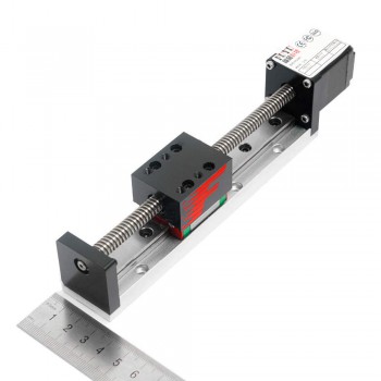 Rail de guidage linéaire actionneur linéaire FSL30 50-300mm avec moteur pas à pas Nema 14