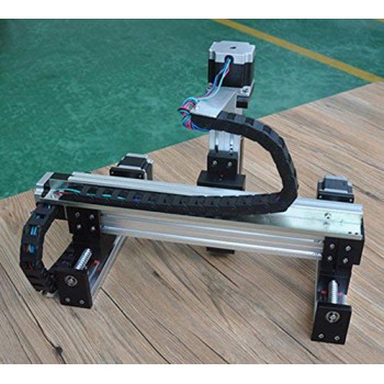 Module de guidage linéaire à portique XYZ table coulissante X=100mm,Y=100mm, Z=50mm