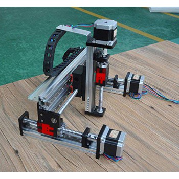 Module de guidage linéaire à portique XYZ table coulissante X=100mm,Y=100mm, Z=50mm