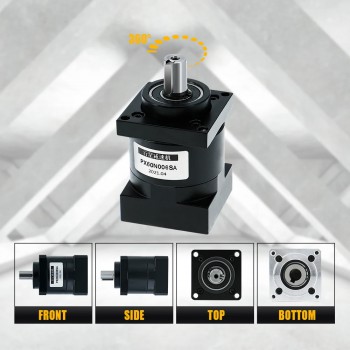 Réducteur planétaire série PX60 Nema 24 Arbre d'entrée 14 mm Arbre de sortie 14 mm