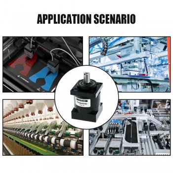 Réducteur planétaire série PX60 Nema 24 Arbre d'entrée 14 mm Arbre de sortie 14 mm