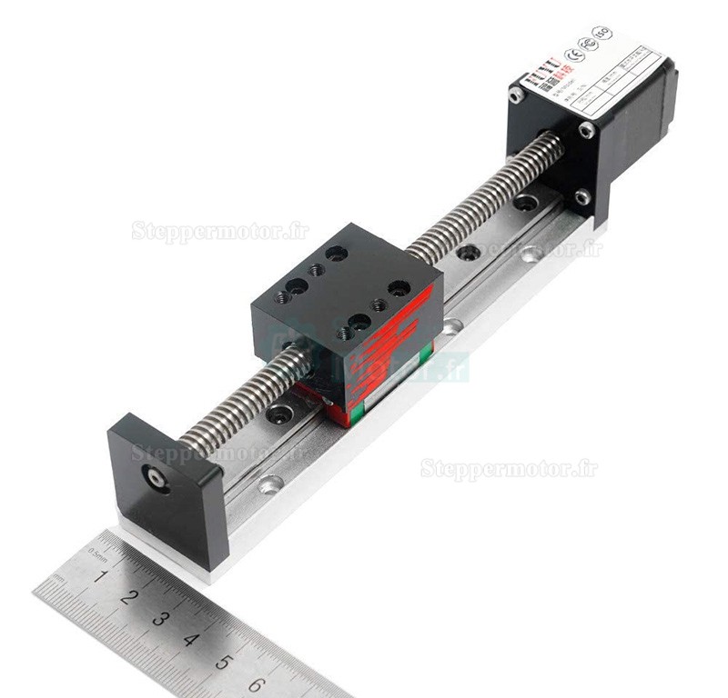 Rail de guidage linéaire actionneur linéaire FSL30 50-300mm avec moteur pas à pas Nema 14