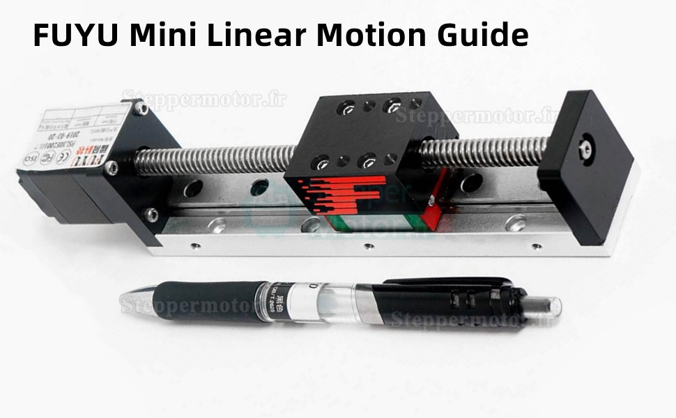 Rail de guidage linéaire actionneur linéaire FSL30 50-300mm avec moteur pas à pas Nema 14