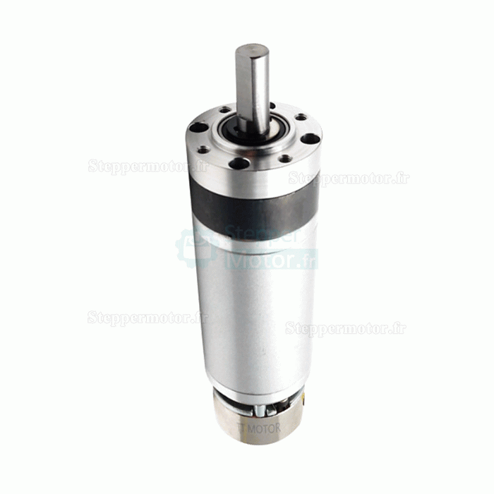 2 Pièces Φ42mm 24V DC Motoréducteur CC brushed GMP42-4278 arbre 9mm avec frein + réducteur planétaire