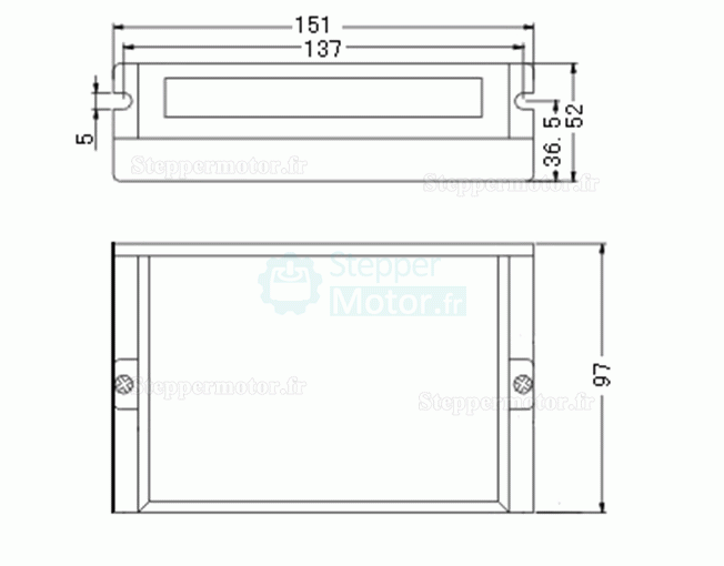 Driver moteur pas à pas numérique OK2D872 1,4-5,6A 24-110V cc 18-80V ca moteur pas à pas NEMA 23 NEMA 24 NEMA 34