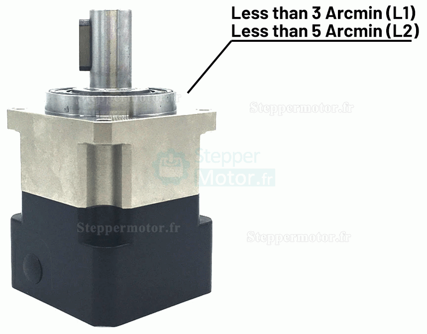 Réducteur planétaire hélicoïdal série PLG060, arbre d'entrée 6,35/8/11/14 mm pour moteur pas à pas Nema23/Sveromoteur Nema 24 